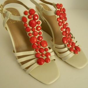 New Vince Camuto BANDELL Strappy Wedge 9 wide